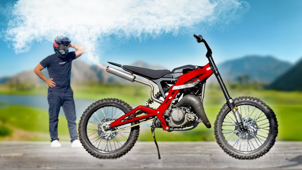I Built A Gas Surron Youtube