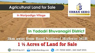 Farm Land for Sale in Marpadiga Village, Gundala Mandal, Yadadri Bhuvanagiri