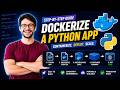 Docker Tutorial For Beginners | How to Dockerize a Python App| How To Build A Python docker image
