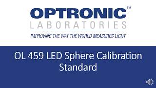 OL 459 LED Sphere Calibration Standard