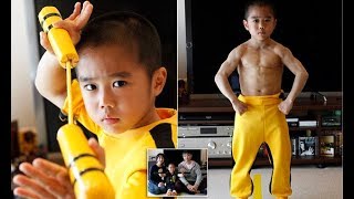 Bruce Lee super fan, eight, does push-ups using his THUMBS - 247 news