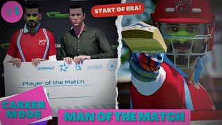 #1 Career Mode - Debut Match, 59* Runs & 1 Wicket - Player Of The Match - Cricket 22 Gameplay