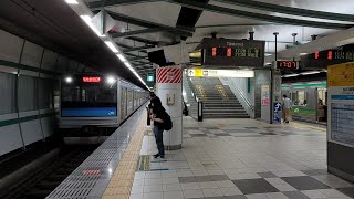 【鳴るの遅くなった？】JR仙石線 あおば通駅 1.2番線 接近放送