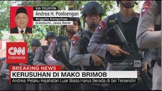 Andrea: Terpidana Teroris Harusnya Dihindarkan Bisa Berkumpul Bersama - Rusuh di Mako Brimob