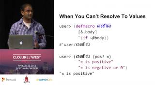 Elango Cheran - Exploring Programming Clojure In Other Human Languages