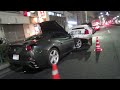 super long limo make by ferrari crash 長〜いリムジン2台にフェラーリがツッコミを入れた、自動車事故映像