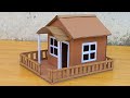 (DIY) Making a Beautiful House Model with Cardboard .Very Simple