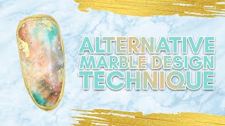 Alternative Marble Design Technique | Nail Art For Beginners