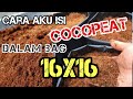 1 Guni Cocopeat Berapa Banyak Boleh Isi Dalam Polibag 16x16 ??