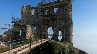 Turna castle ruins, Kosice region, Slovakia - 4K GoPro cinematic