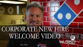 Dominos New Hire Welcome Video