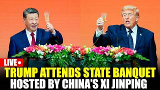 LIVE FROM BEIJING: Donald Trump attends State Banquet hosted by Chinese President Xi Jinping
