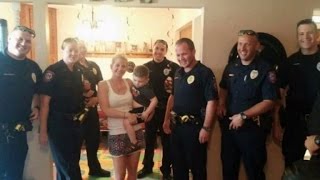 Cops Attend Birthday Party of Toddler With Autism After Most Guests Left