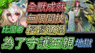 [神魔之塔] 為了守護至親！全獸成就！比涅希輕鬆過【愛玉遊戲】