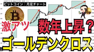 ビットコイン（BTC）月足MACDゴールデンクロスで数年上昇か？30200ドルに最も多い取引量！？