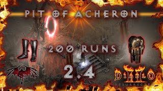 200 Pit of Acheron Runs Drop HIGHLIGHTS - Diablo 2 Resurrected (D2R) [Is it worth farming?]