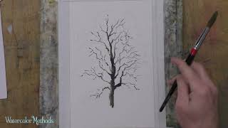 Paint An Early Spring Tree In Watercolor