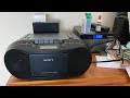 Sony CFD-S70 CD and Cassette Player With Radio Unboxing Video Honest Review Like and Subscribe.