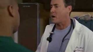 Dr. Cox gives JD and Turk a good scolding