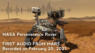NASA release First Ever Audio From Mars Perseverance Rover | Perseverance Rover captured sound