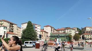 Imperia in bicicletta: il passaggio dall'ex stazione di Oneglia