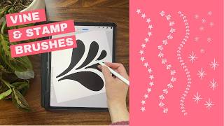 MAKE & SELL Procreate Brushes ✨ EASY Step-by-Step Tutorial for Vines, Borders, & Stamps #ipadart