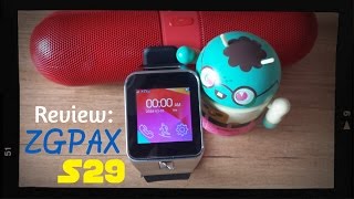 ZGPAX S29 - Review del reloj inteligente de $37 (Smartwatch) | IOS y Android