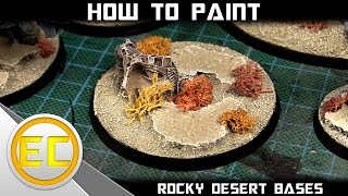 How To Paint: Rocky Desert Bases MKII 1080p