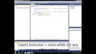 Visual Basic Tutorial (ep.4) - Blinking labels