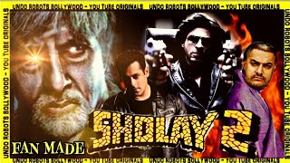 Sholay Remake: Salman Khan, Shahrukh Khan, Aamir Khan \u0026 Amitabh Bachchan | Fan-Made Dream Cast!