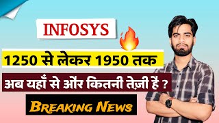 1250 से 1950 तक 🔥 Infosys Share News Today • Infosys Share News • Infosys Share