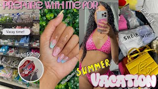 PREPARE W/ ME FOR VACATION TO FLORIDA🌴hair , nails, wax + pack with me + MORE