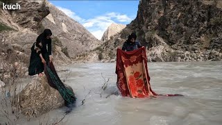 Washing Laundry in the River: Iranian Nomads