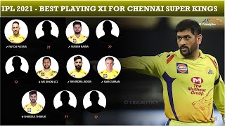 IPL 2021 - Chennai Super Kings Full Squad // CSK Best Playing 11 // New Auction Players