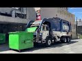 2 mack mru wittke starlignt commercial front loader garbage trucks