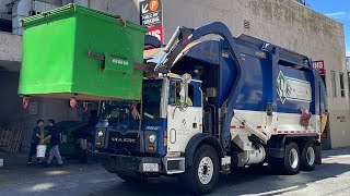 2 Mack MRU Wittke Starlignt Commercial Front Loader Garbage Trucks