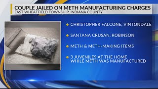 Couple arrested, faces meth manufacturing charges, among others