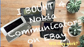 Test and repair retro tech “untested” Nokia communicators… Will they work?