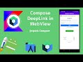 How to implement DeepLink in WebView in Jetpack Compose | Android | Kotlin | Make it Easy