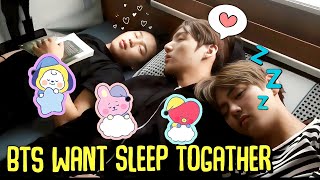 BTS Want Sleep Together