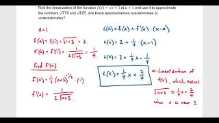 Chapter 3.10 - Linear Approximations and Differentials