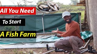 How to build a fish pond | Fish farming in Backyard | Things Needed