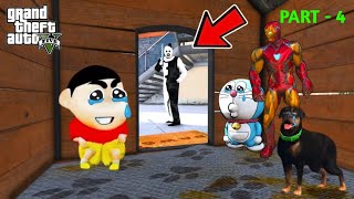 Shinchan Doraemon Kidnap SERBIAN DANCING LADY in GTA V TELUGU #shinchan #doreamon #franklin #gta5