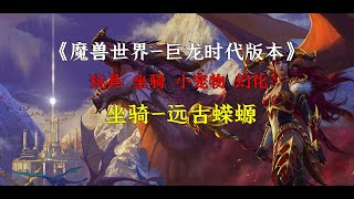 魔兽世界10.0.7巨龙时代，坐骑远古蝾螈获取方法