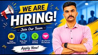 We Are Hiring! 🚀 Join Our Team Today