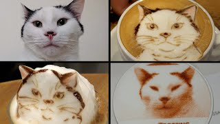 猫のラテアート | なんであれ