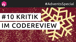 Kritik im Codereview // deutsch