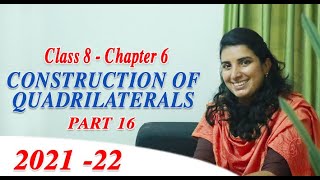 Class 8 | Mathematics | Chapter 6 - CONSTRUCTION OF QUADRILATERALS | Kite Victers | Part 16 | AIMY