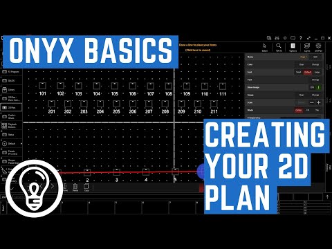 Create your 2D plan – ONYX basics