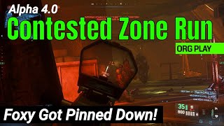 Alpha 4.0 - Intense Contested Zone Run - Org Play (Checkmate PvE) | Foxy Got Pinned Down [4k]